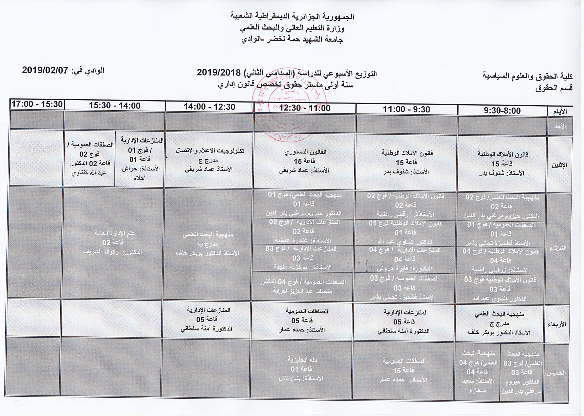 ماستر اداري